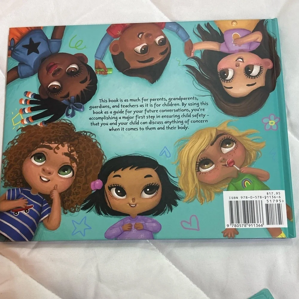 Every Body Talk Kids Book & Sticker Set- about our bodies & boundries- healthy